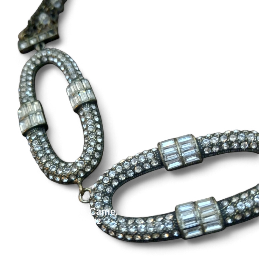 Badgley Mischka Limited Edition Silver and Black Necklace - Picture 3 of 7